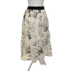 NWT Sachin + Babi Skirt 4 White/Purple